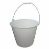 Seau PRO BLANC Renforcé à Ergots 13 Litres Anse Diam. 6.3 Mm SOFOP TALIAPLAST - 310131 -FISCHER-Shop 310131