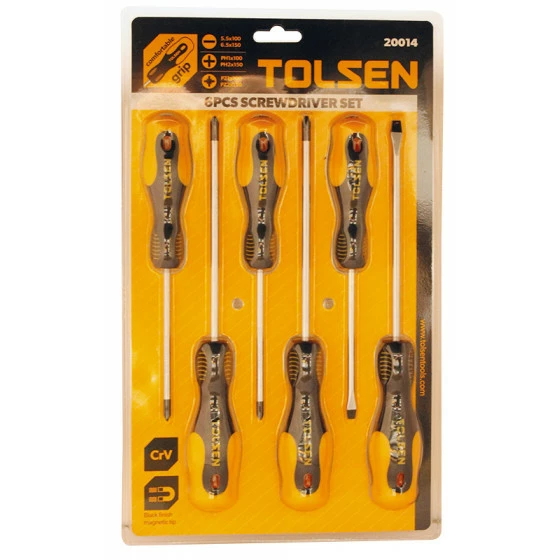 Kit 6 Tournevis Tolsen (20014) TOLSEN - 100174 2 Kit 6 Tournevis Tolsen (20014) TOLSEN - 100174 – Image 2
