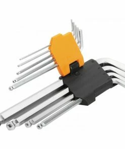 Jeu 9 Clefs Hex. Spheriques Longues (20053) TOLSEN - 100183