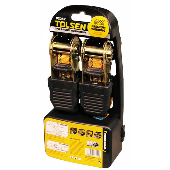 Kit 2 Sangles 25mm X 5m (62252) TOLSEN - 100307 2 Kit 2 Sangles 25mm X 5m (62252) TOLSEN - 100307 – Image 2