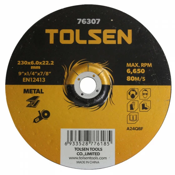 Disque A Ebarber Dep.230x6x22mm (76307) TOLSEN - 100326 1 Disque A Ebarber Dep.230x6x22mm (76307) TOLSEN - 100326