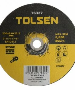 Disque Pierre Dep.230x6x22mm (76327) TOLSEN - 100328