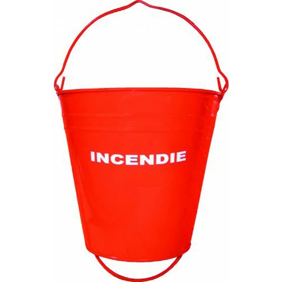 SEAU METAL 'INCENDIE' ROUGE AVEC POIGNEE FORGES DE MAGNE - 383150 1 SEAU METAL 'INCENDIE' ROUGE AVEC POIGNEE FORGES DE MAGNE - 383150